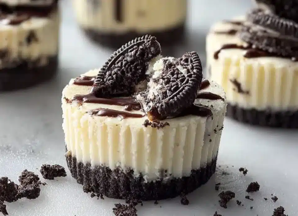 Delicious Oreo Mini Cheesecake Bites for dessert lovers