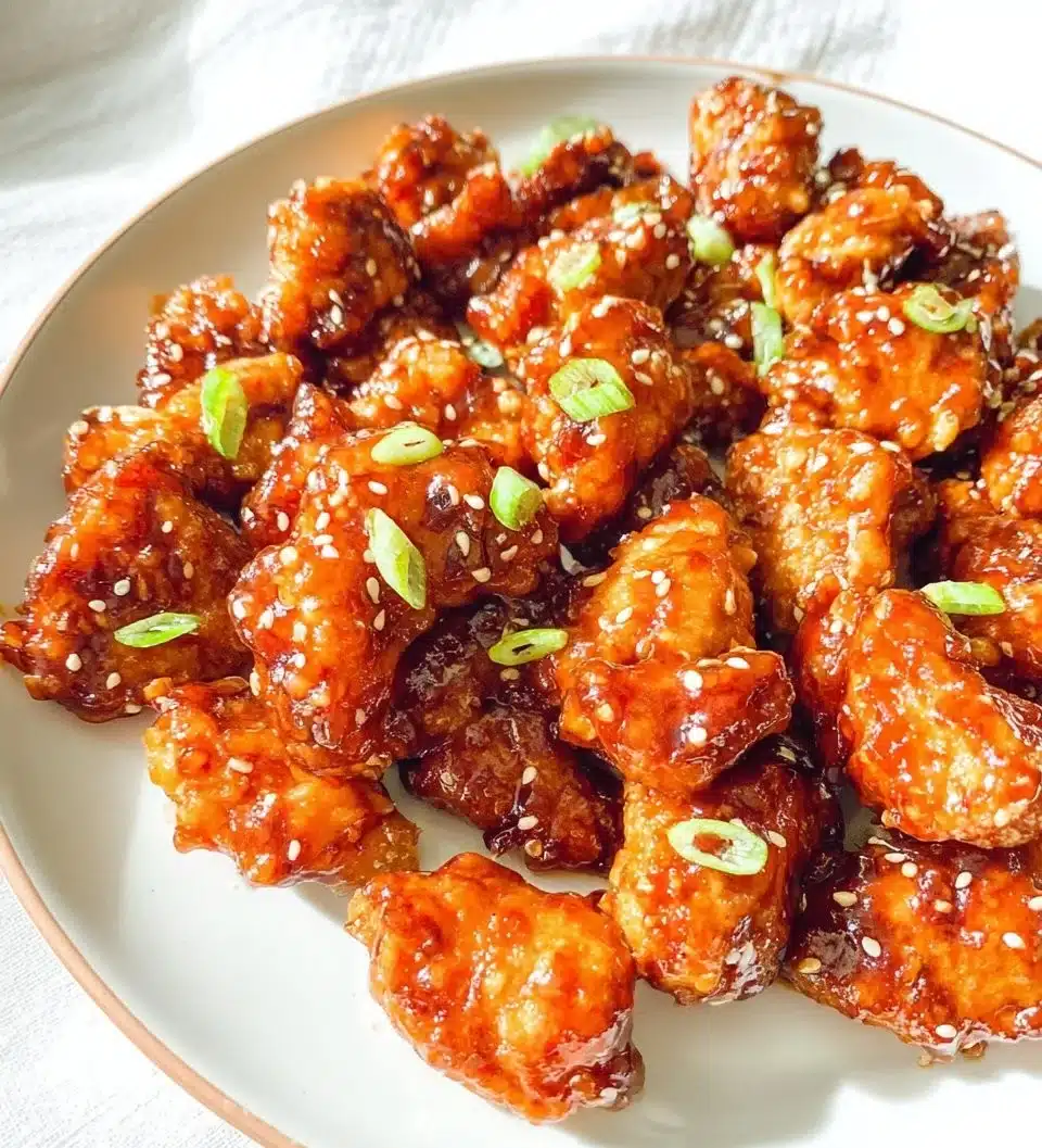 Oven-Baked General Tso’s Chicken