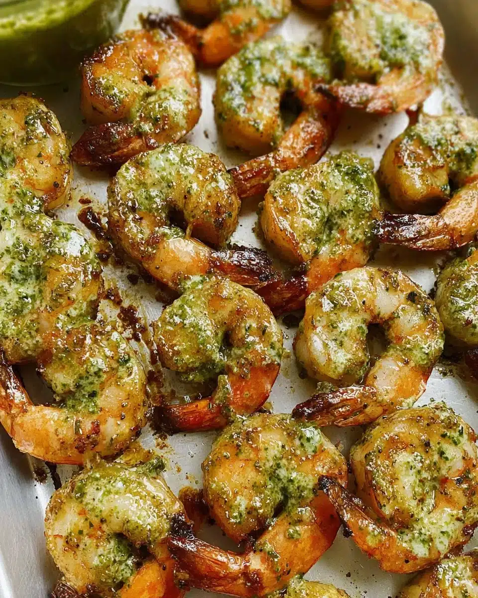 Oven Baked Shrimp Skewers