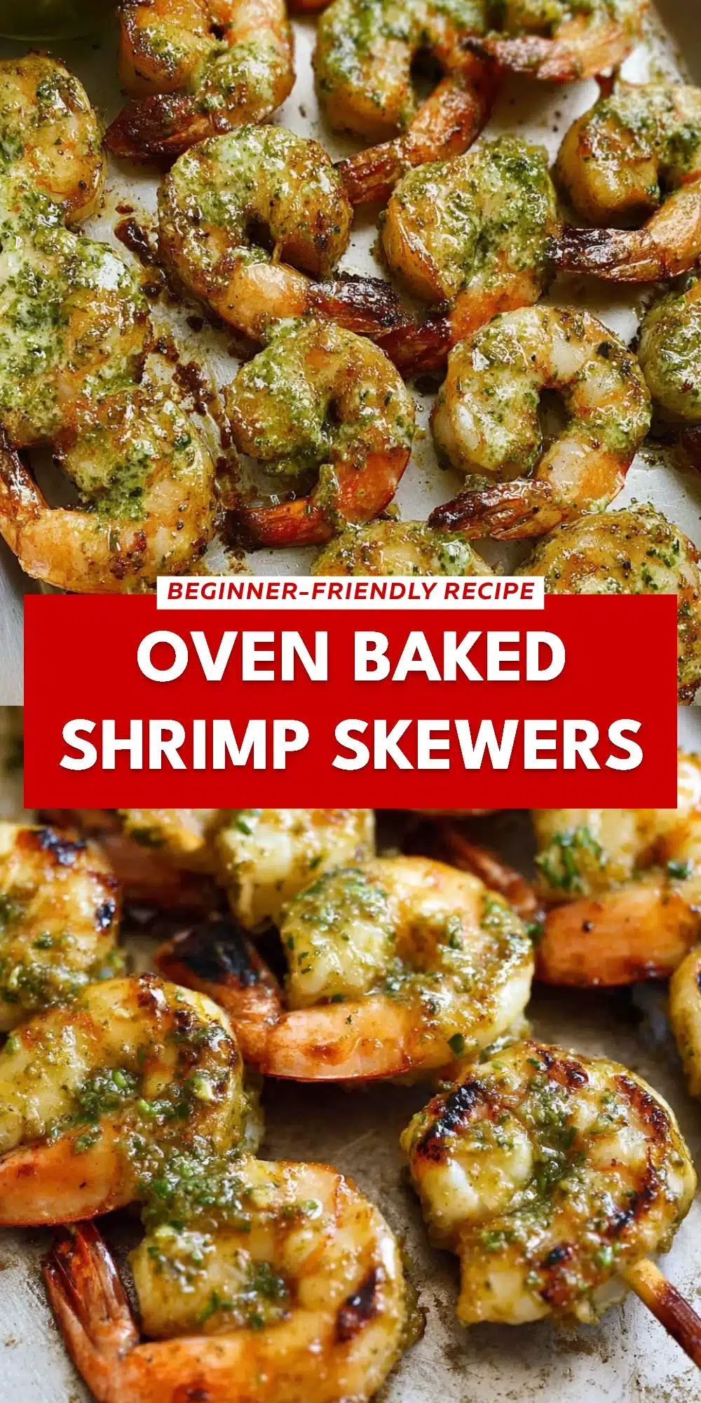 Oven Baked Shrimp Skewers
