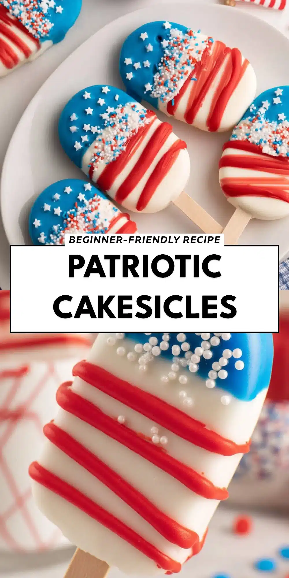 Patriotic Cakesicles