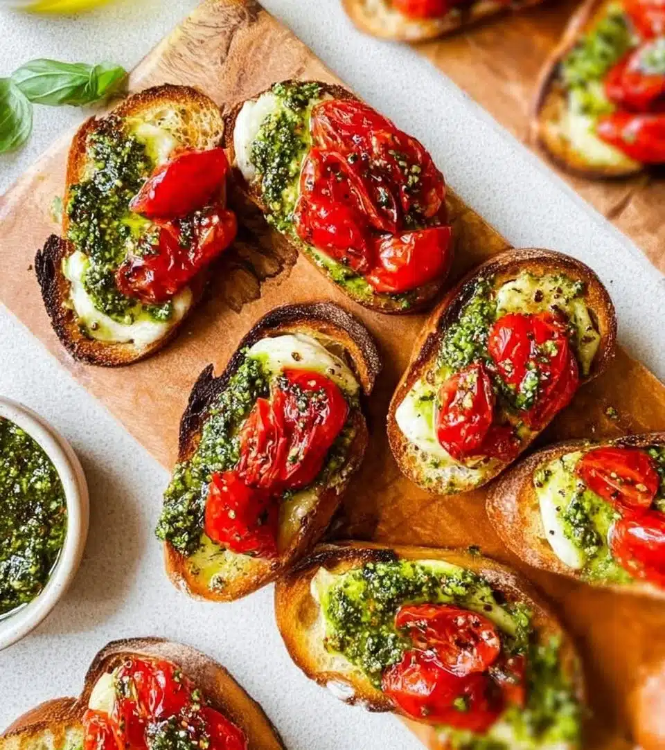 Pesto Crostini