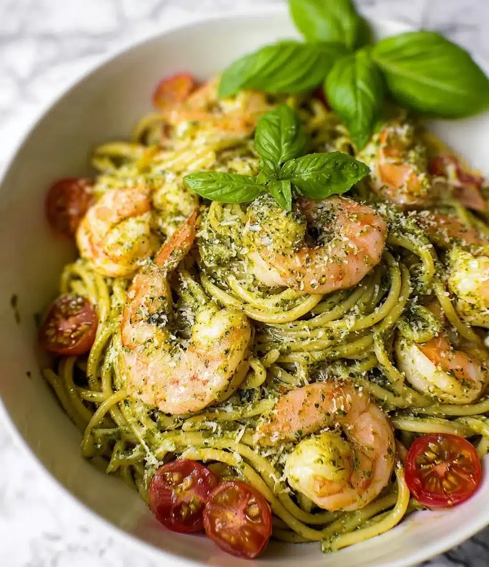 Pesto Shrimp Pasta