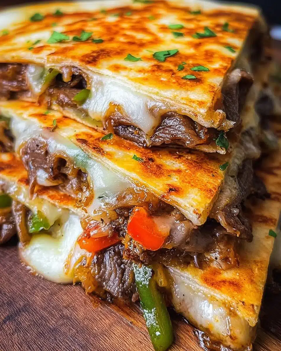 Philly Cheesesteak Quesadilla