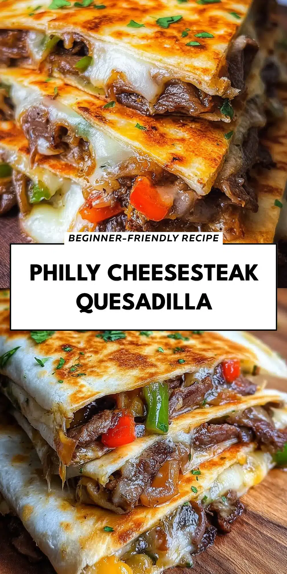 Philly Cheesesteak Quesadilla