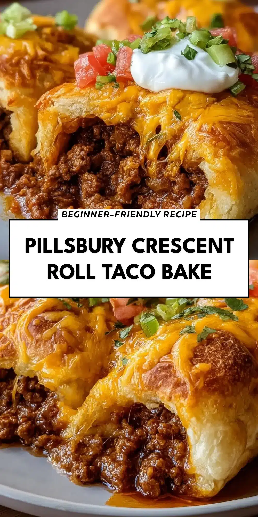 Pillsbury Crescent Roll Taco Bake