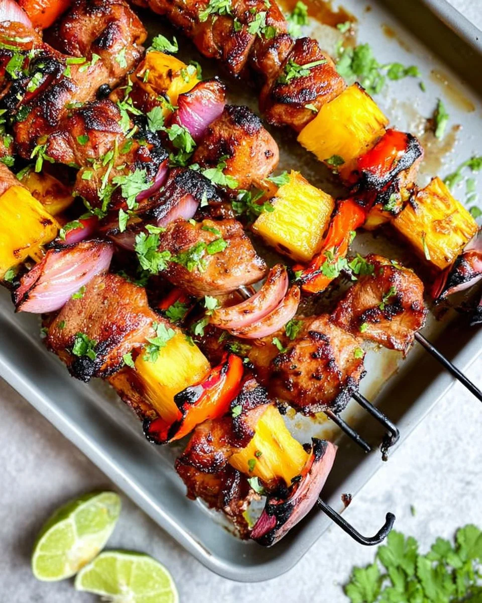 Pineapple BBQ Pork Skewers: A 15-Minute Grilling Dream