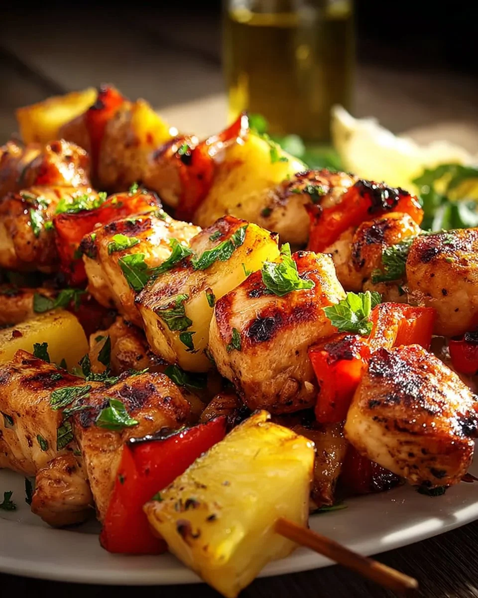 Pineapple Chicken Kabobs