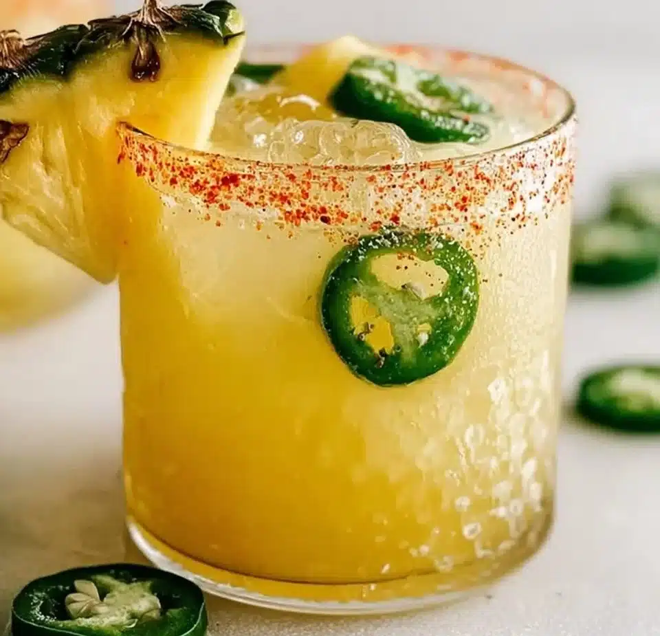 Quick Pineapple Jalapeño Margarita