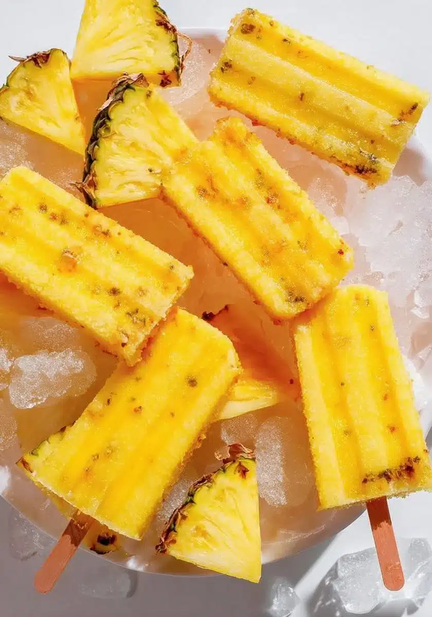 Pineapple Popsicles