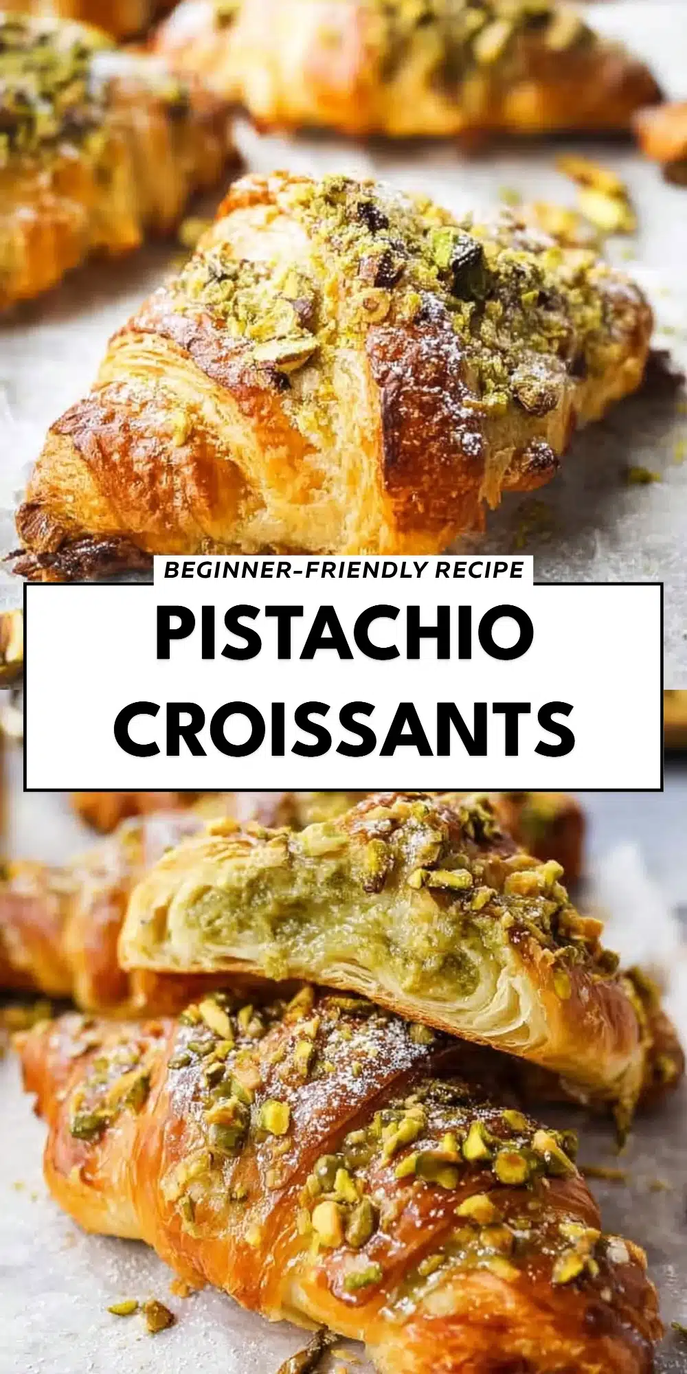Pistachio Croissants