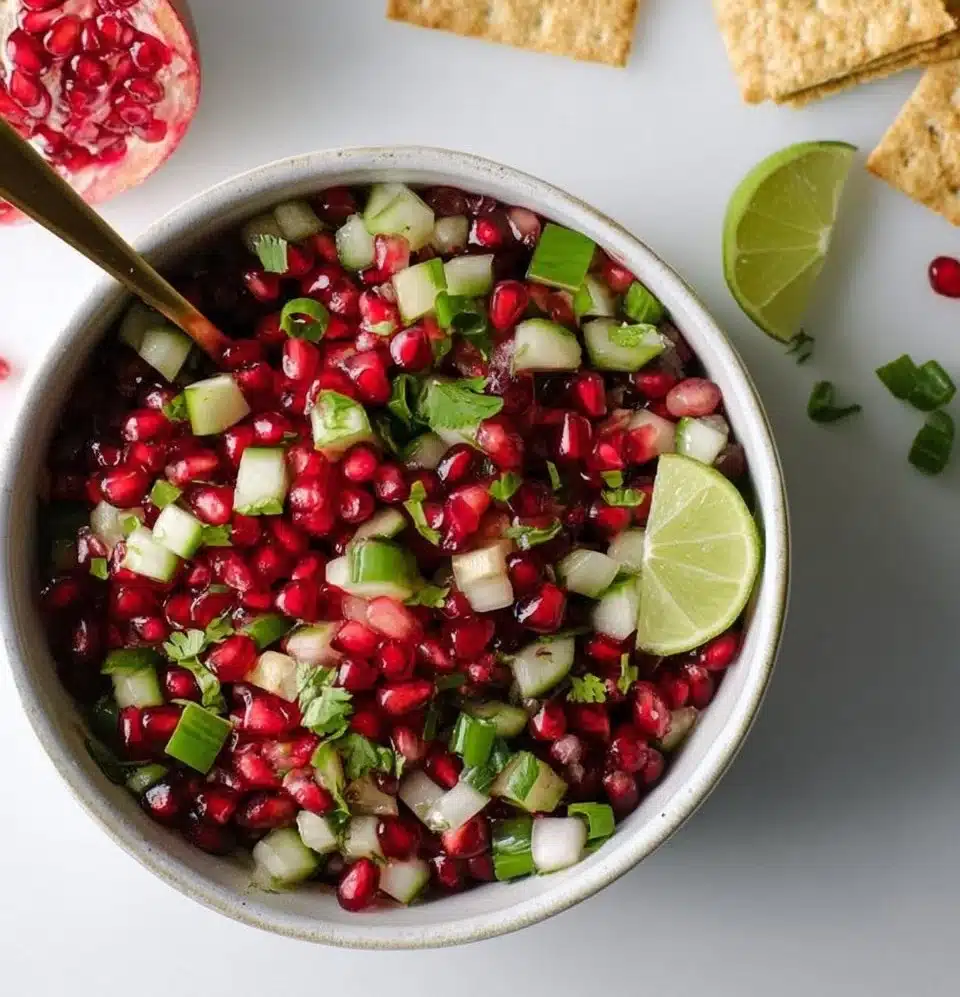 Quick and Easy Pomegranate Salsa