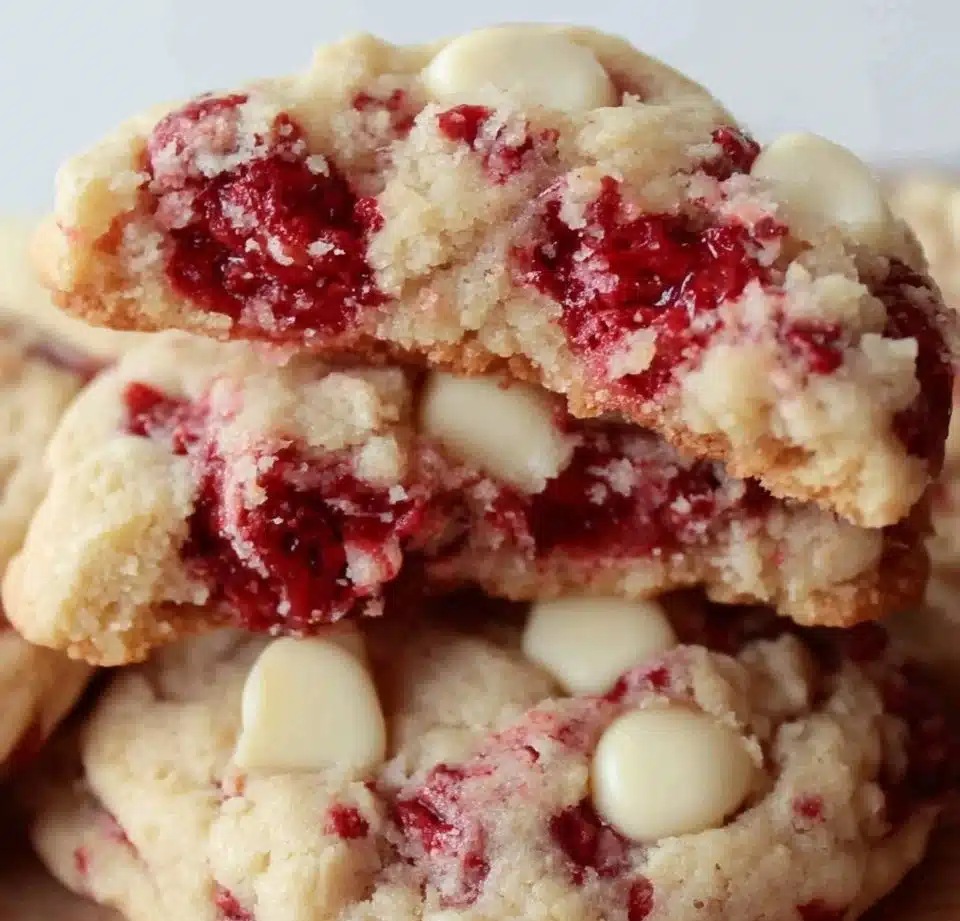 Raspberry Cheesecake Cookies: Soft, Tangy, and Irresistibly Sweet