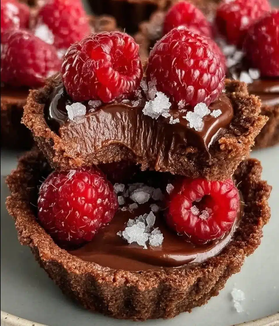 Marry Me No Bake Raspberry Chocolate Mousse Cups