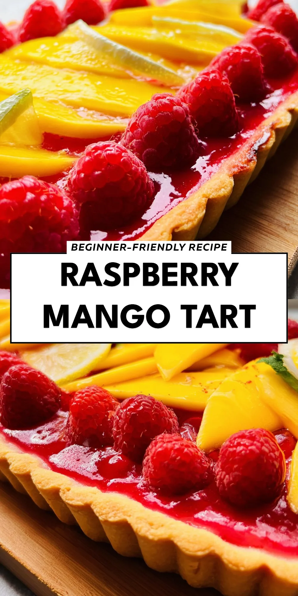 Raspberry Mango Tart
