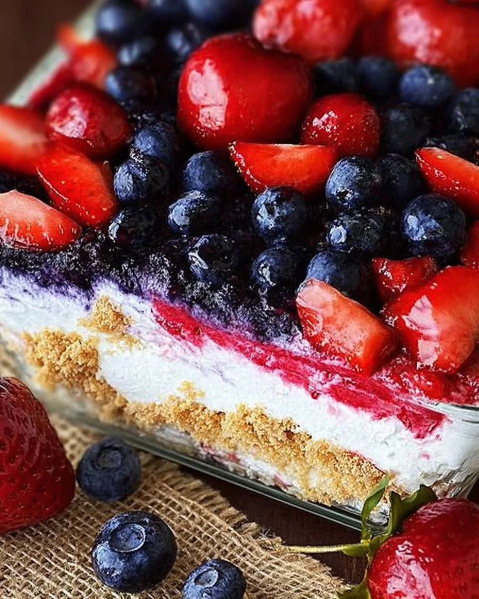 Red White & Blue Mixed Berry Yum Yum