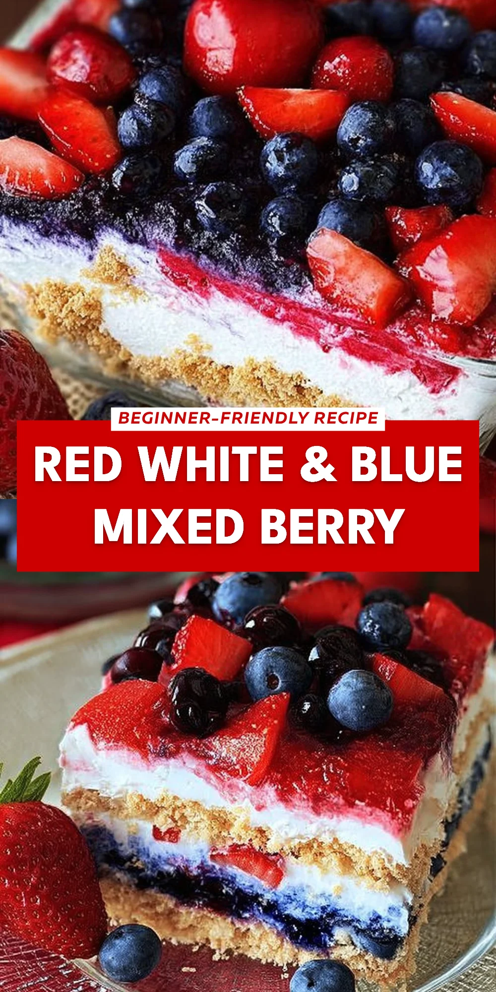 Red White & Blue Mixed Berry
