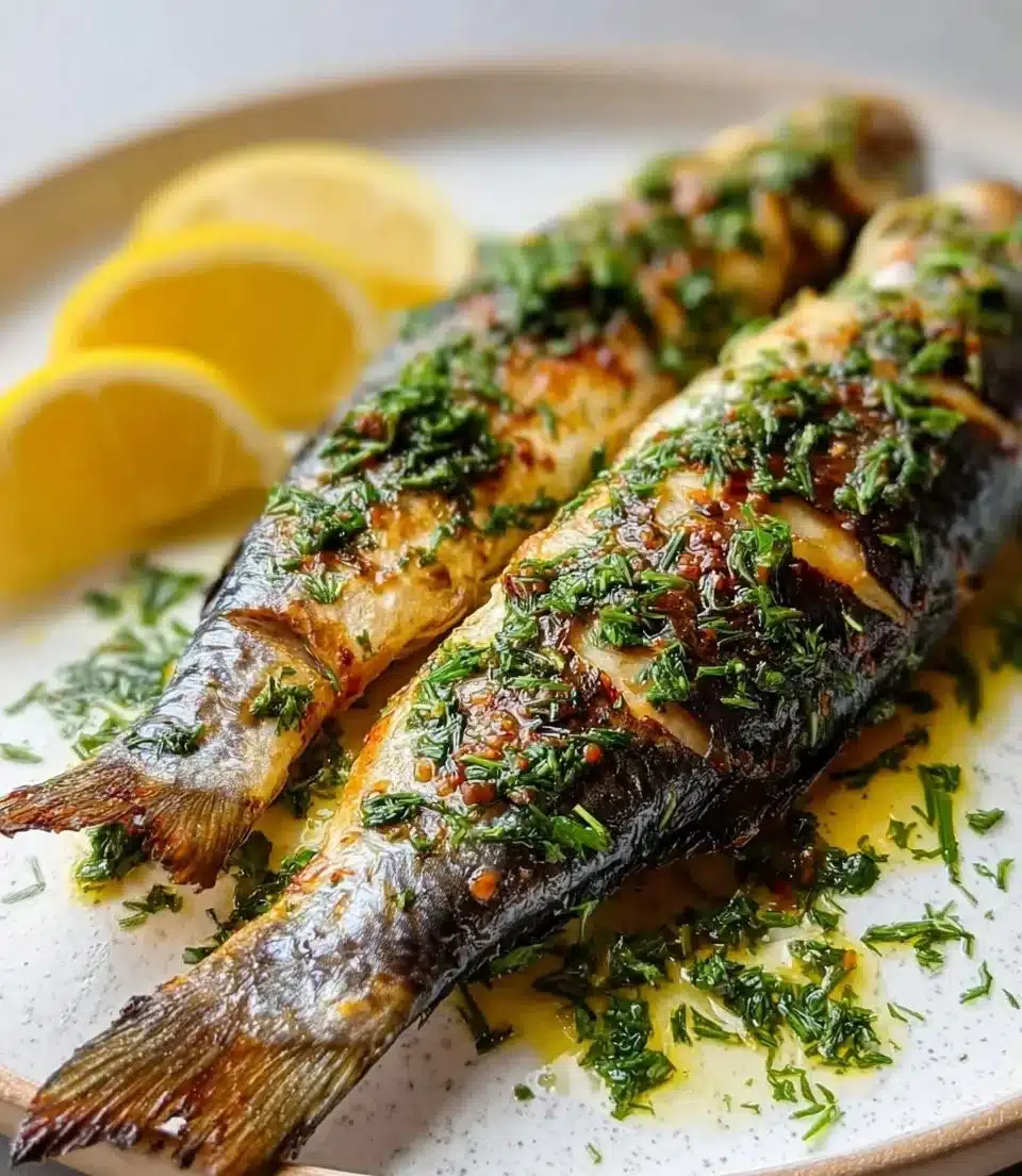 Roasted Branzino with Lemon and Herbs