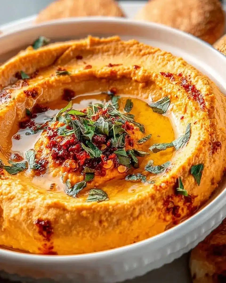 Roasted Red Pepper Hummus