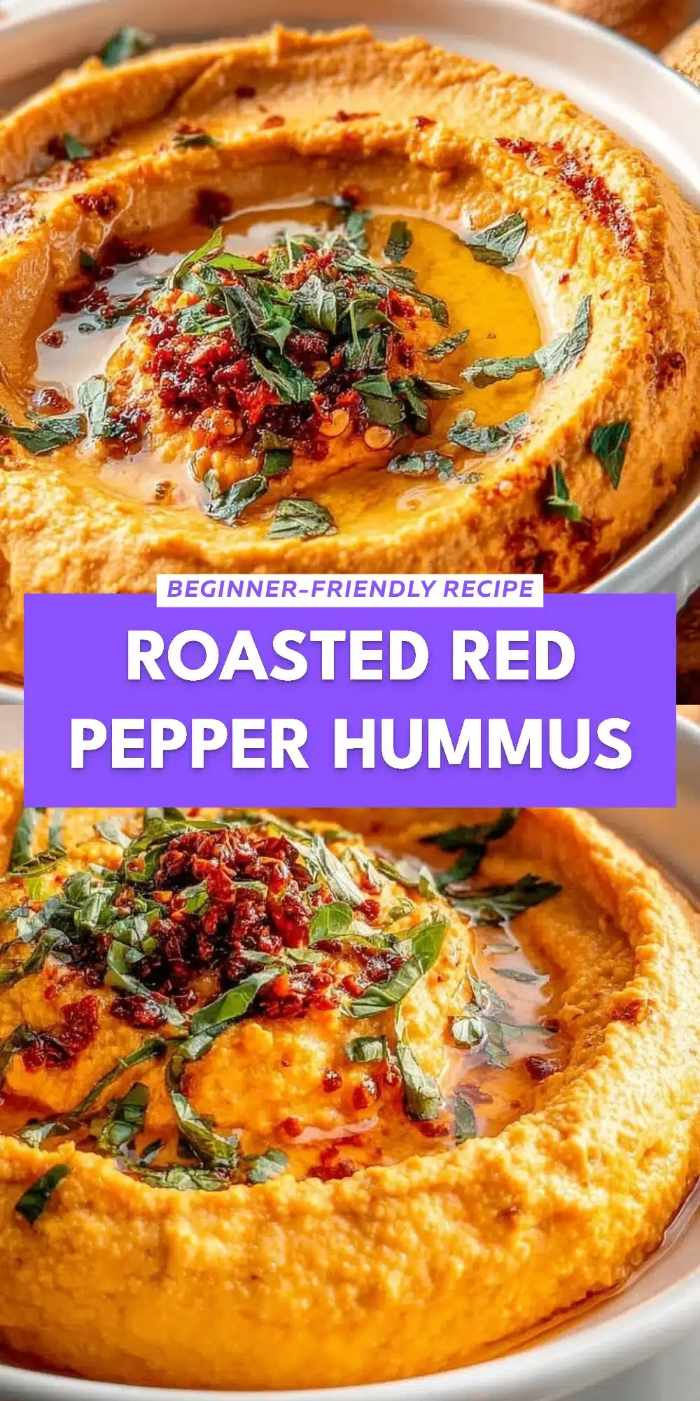 Roasted Red Pepper Hummus