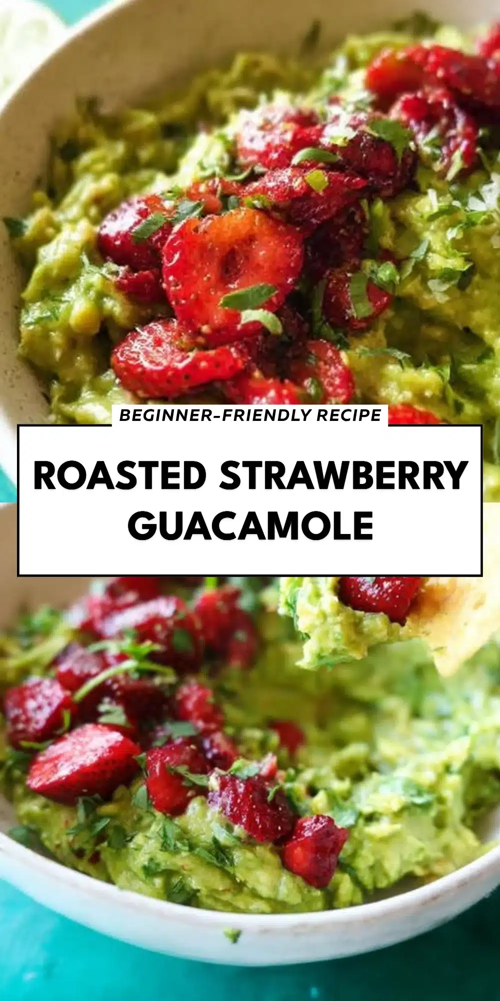 Roasted Strawberry Guacamole