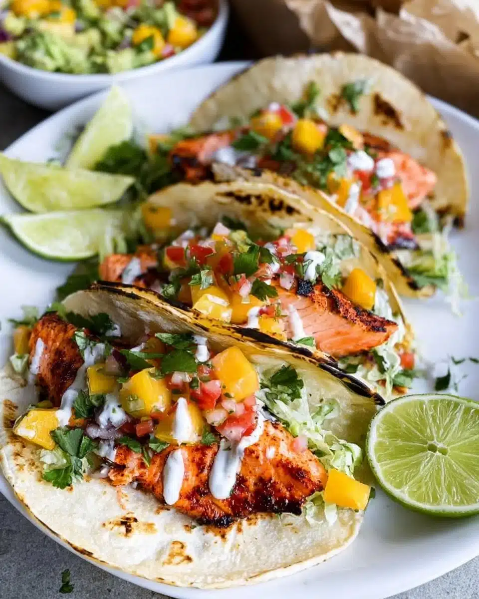 Salmon Tacos