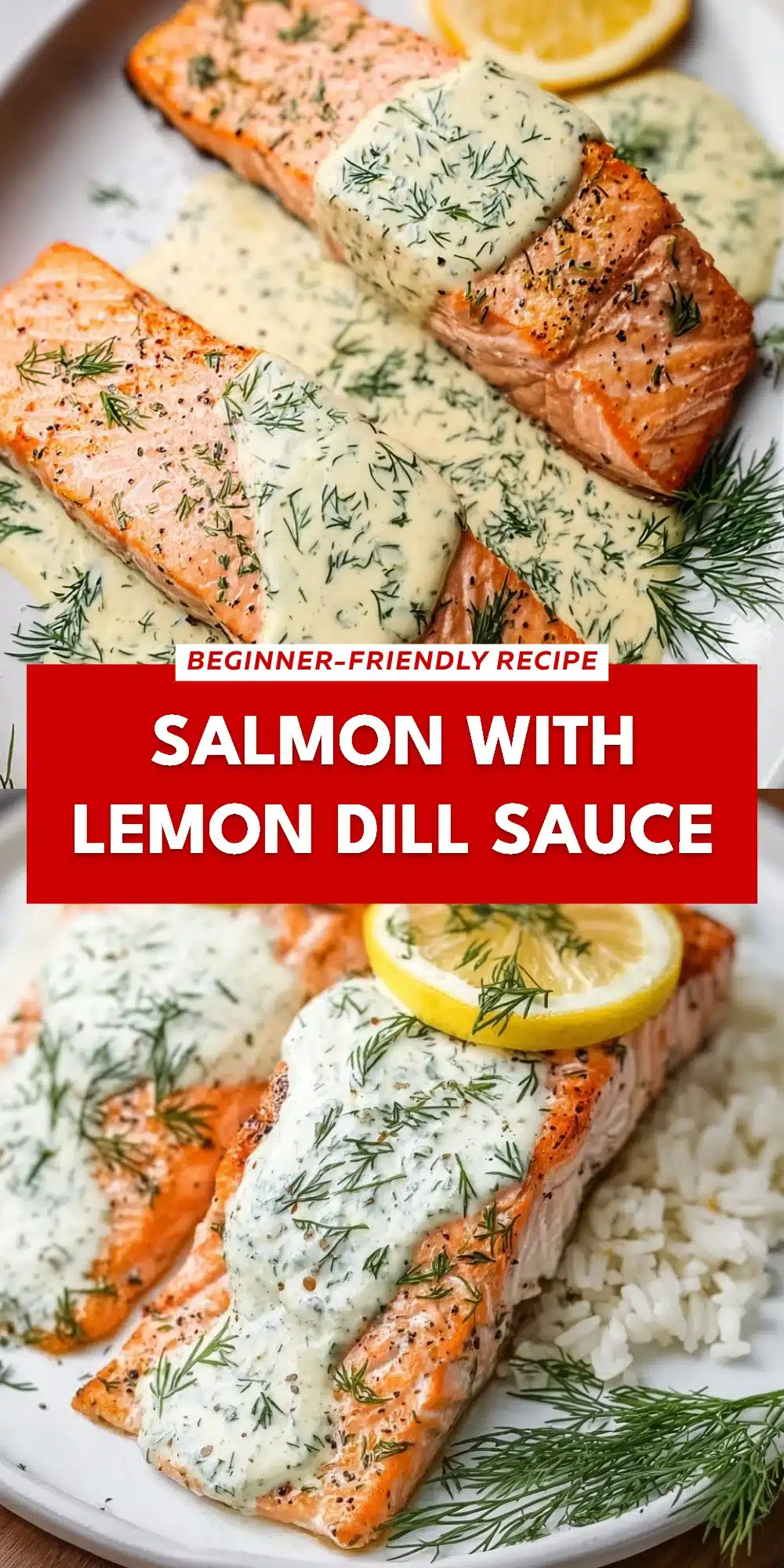 Salmon With Lemon Dill Sauce