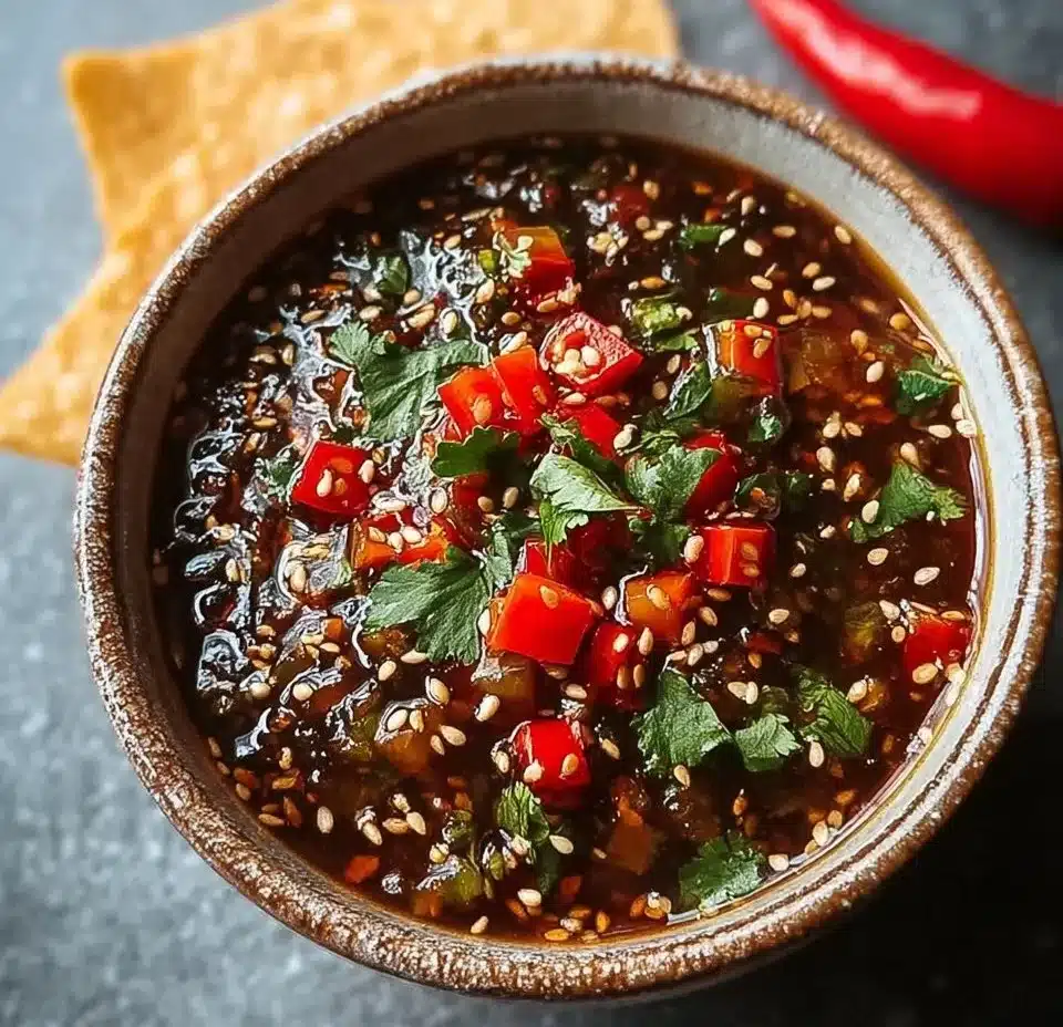 The Best Homemade Salsa Macha with Sesame Seeds