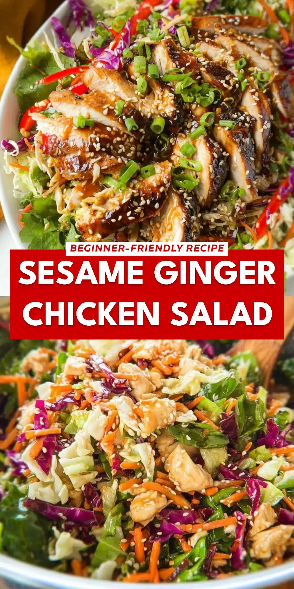 Sesame Ginger Chicken Salad