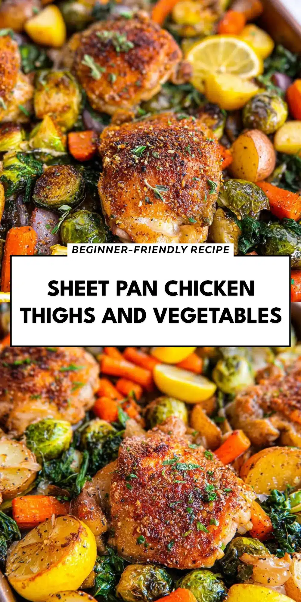 Sheet Pan Chicken Thighs and Vegetables