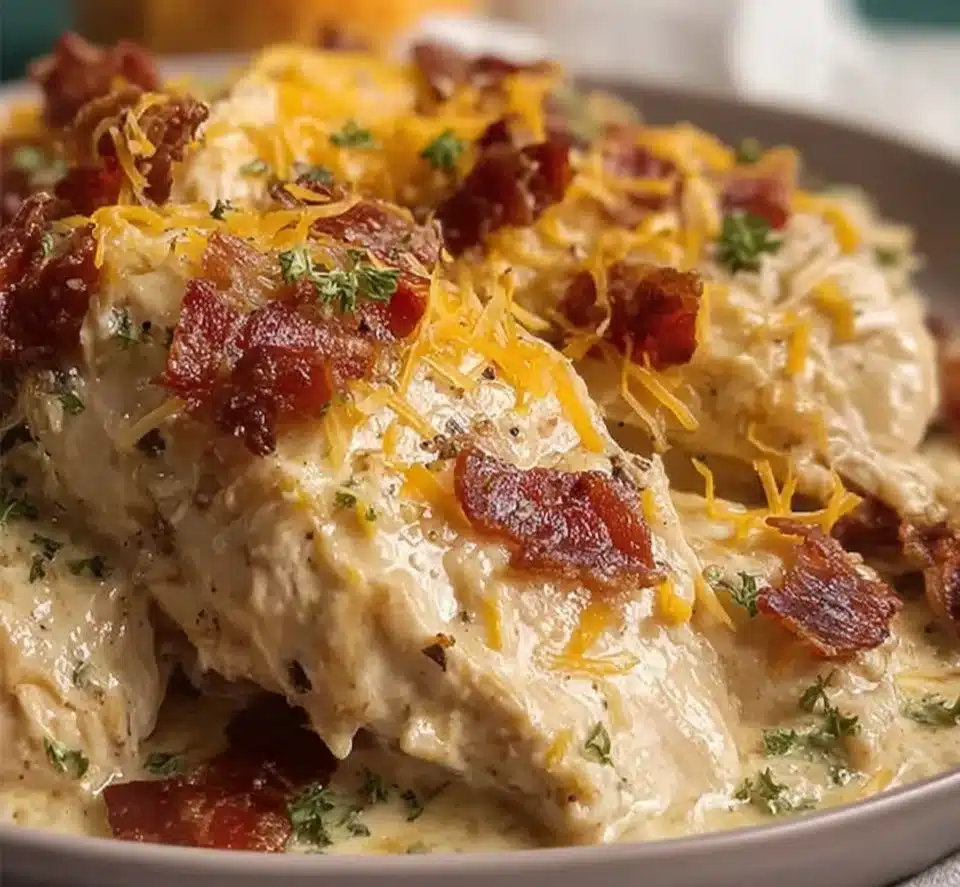 Mouthwatering Slow Cooker Crack Chicken