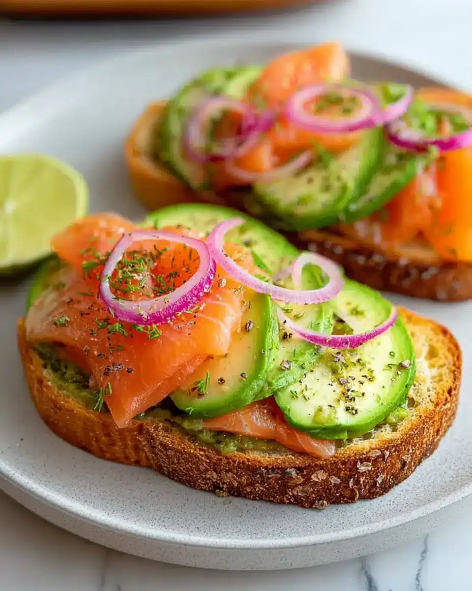 Smoked Salmon Avocado Toast
