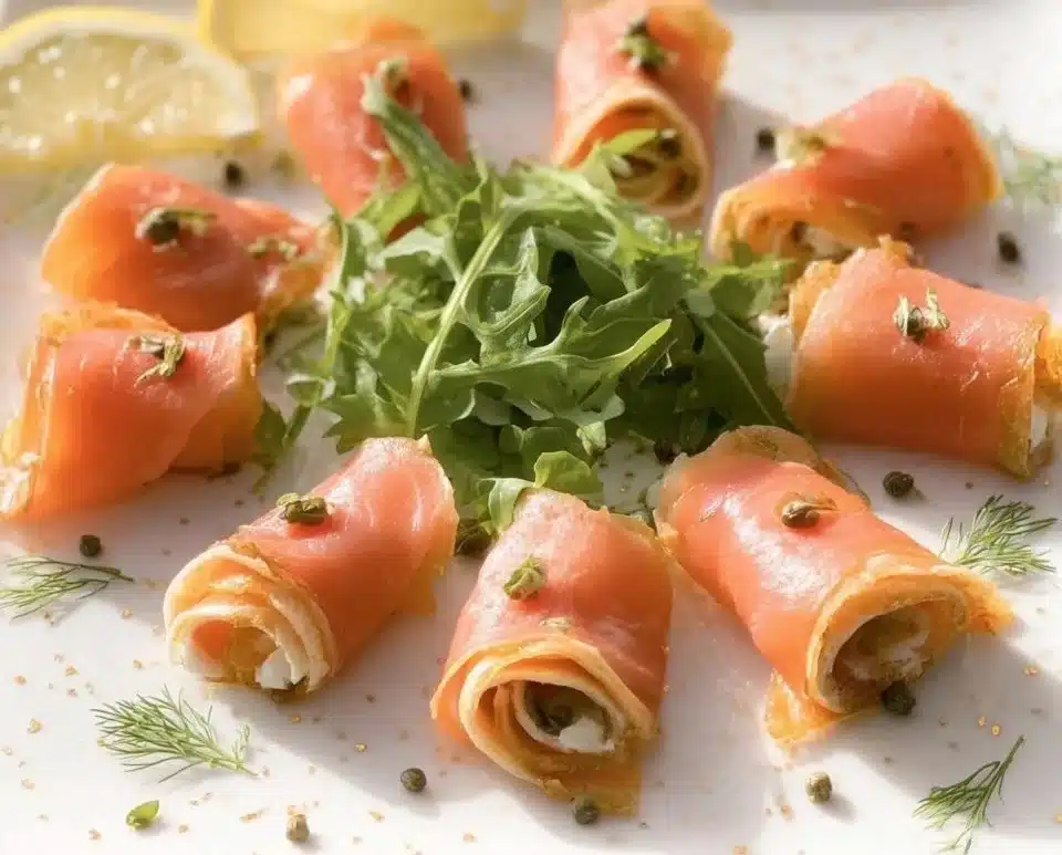 Smoked Salmon Pinwheels