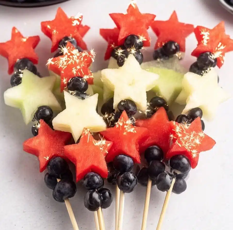 Sparkler Fruit Skewers