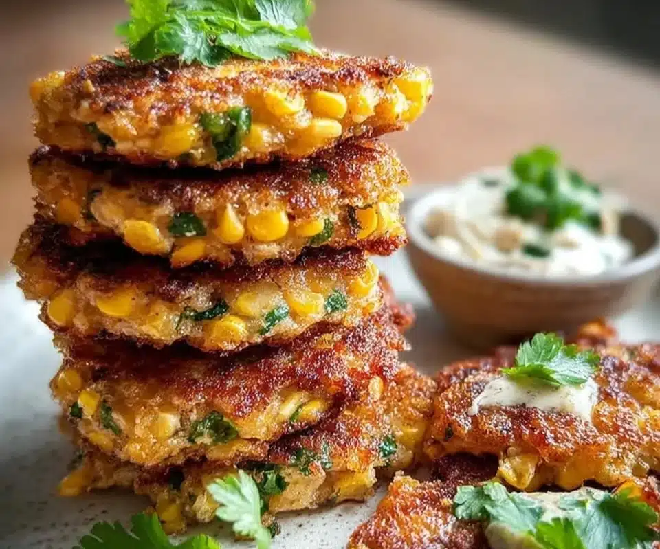 Spelt Sweetcorn Fritters