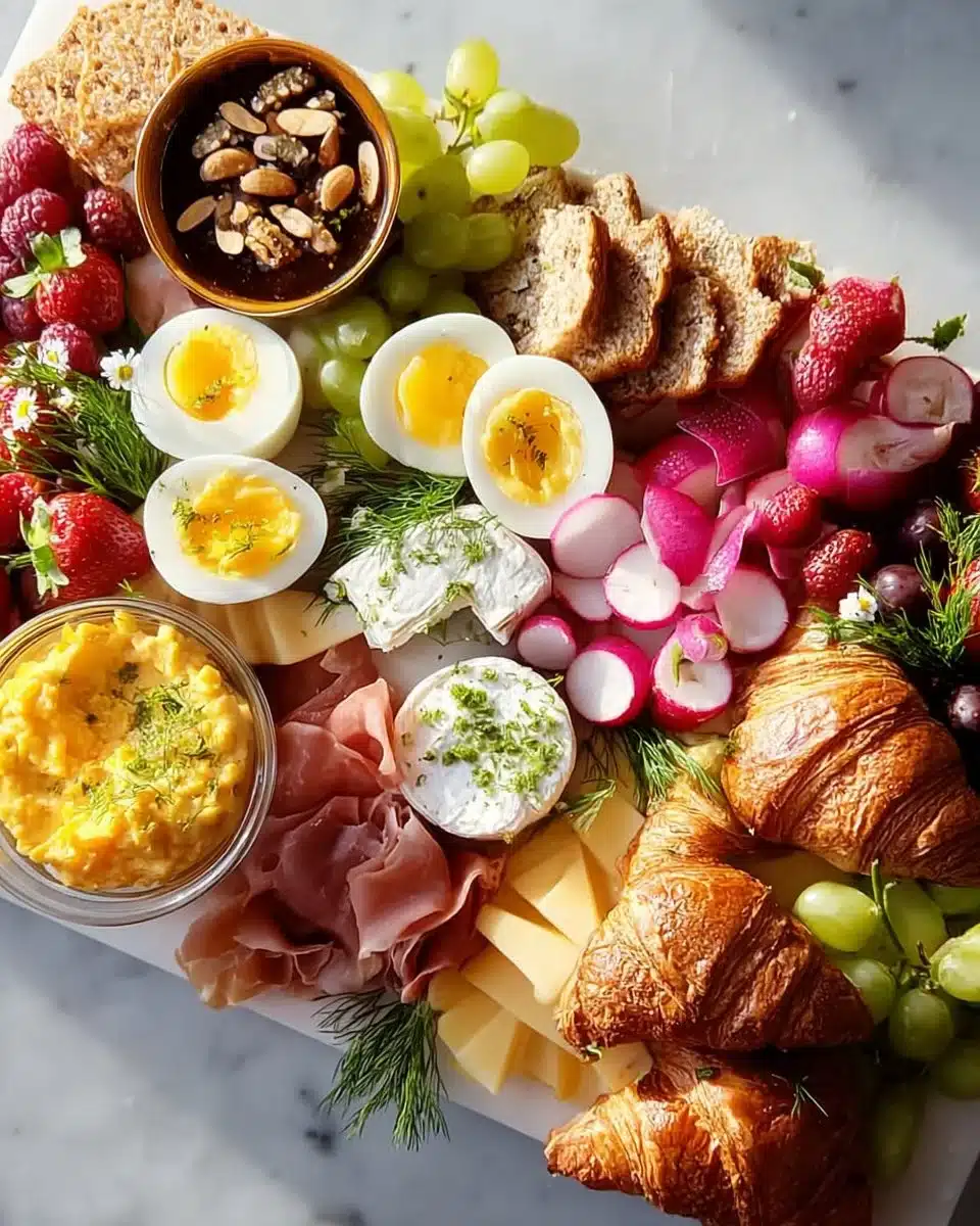 Spring Brunch Charcuterie Board
