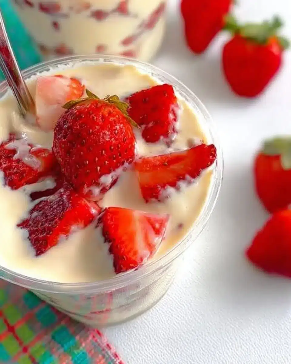 Strawberries with Cream