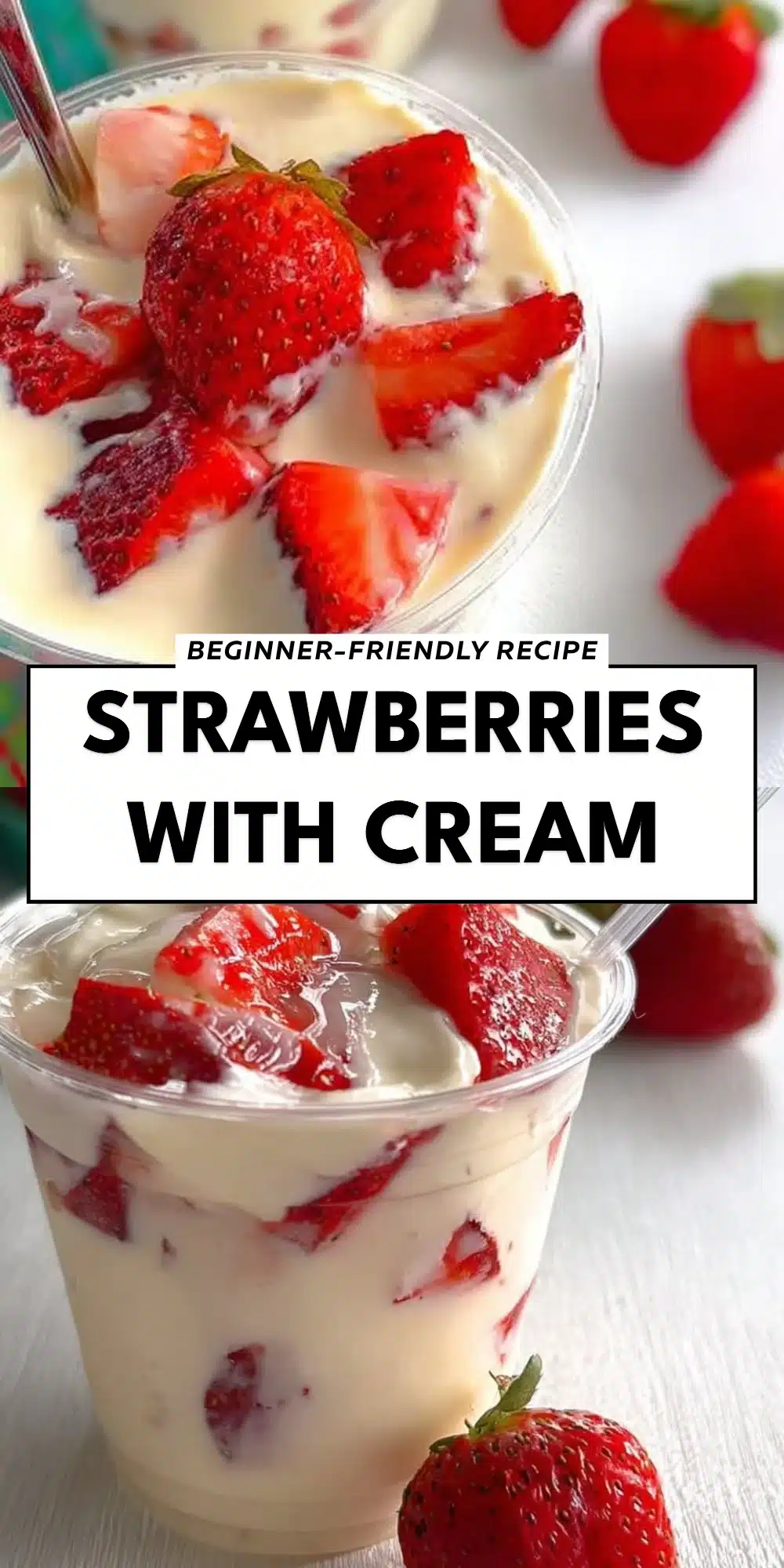 Strawberries with Cream