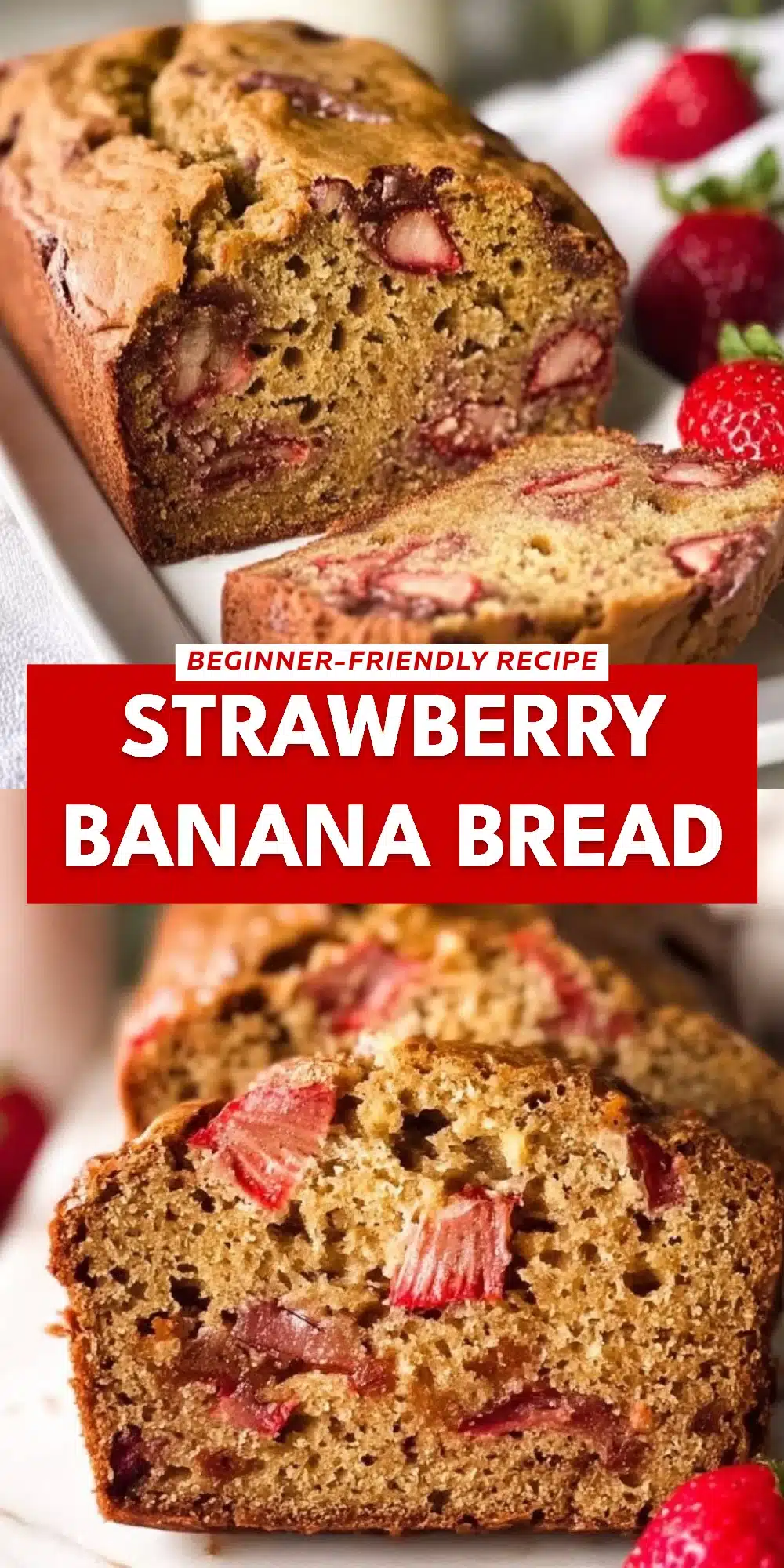 Strawberry Banana Bread