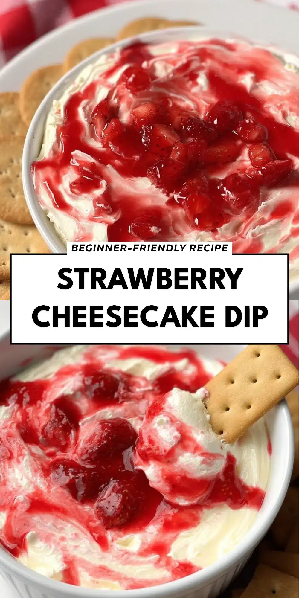 Strawberry Cheesecake Dip