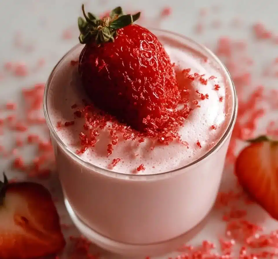 Strawberry Cold Foam for Iced Drinks
