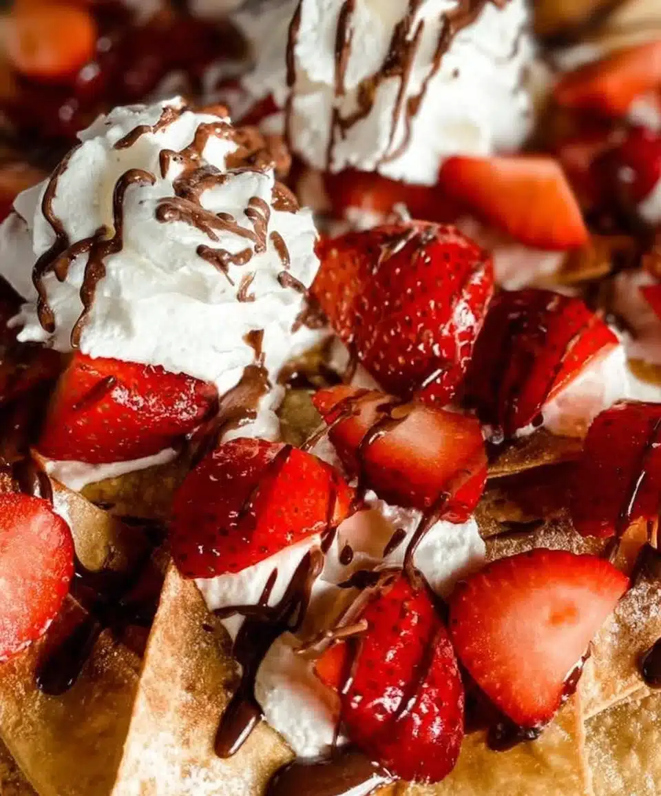 Strawberry Dessert Nachos