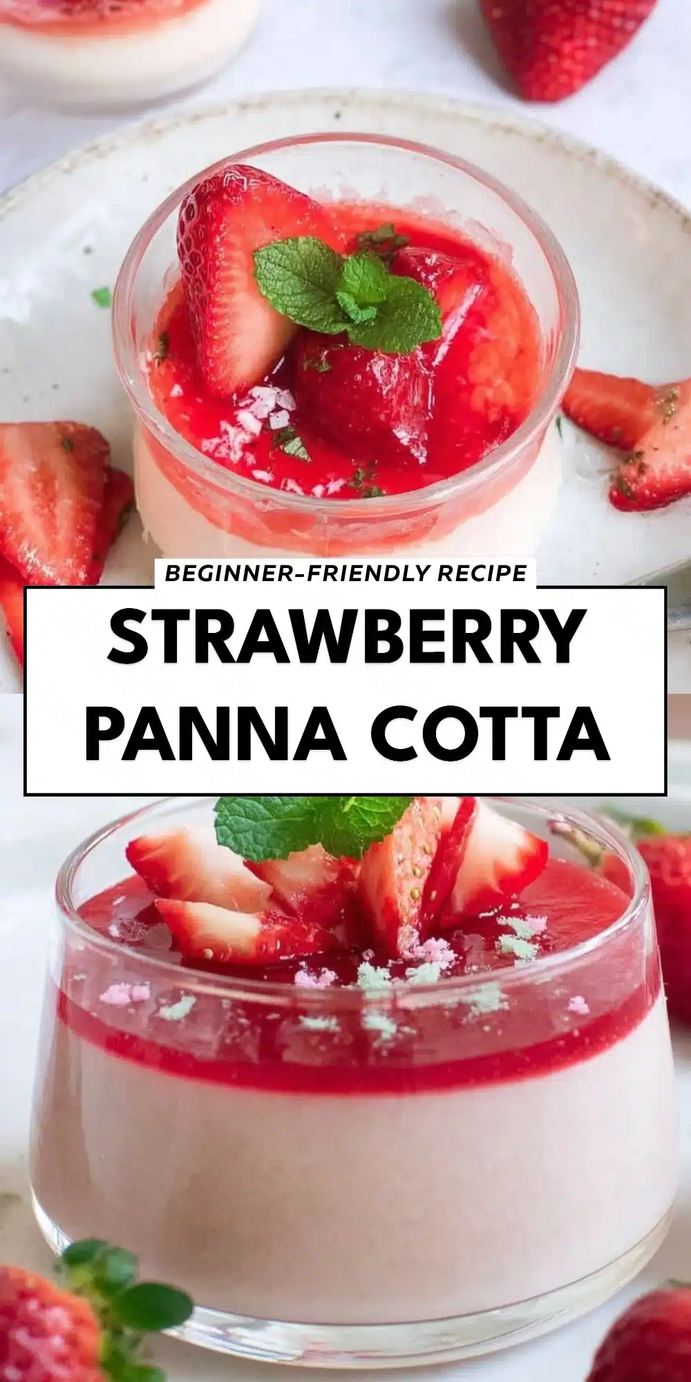 Strawberry Panna Cotta