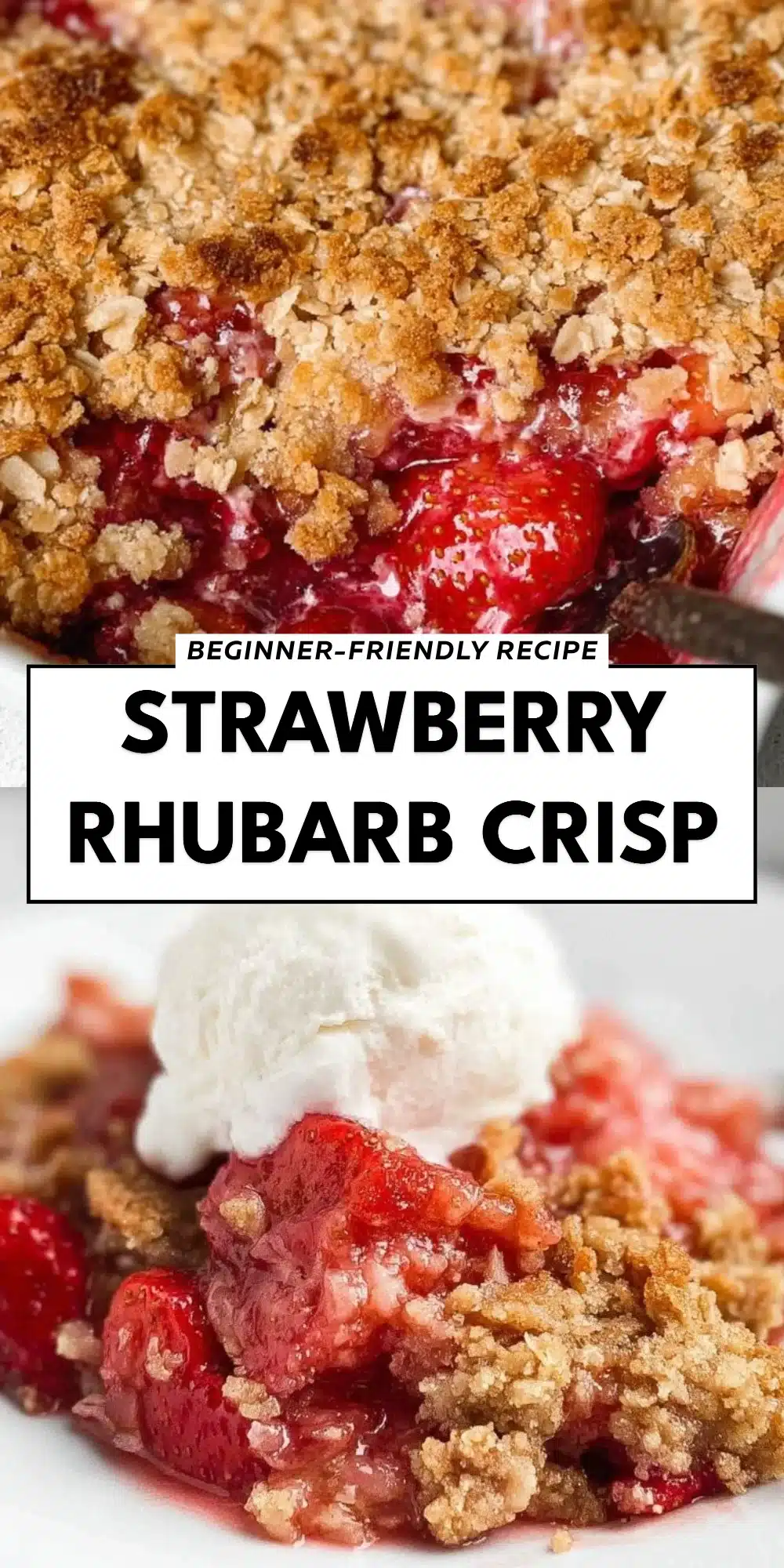 Strawberry Rhubarb Crisp