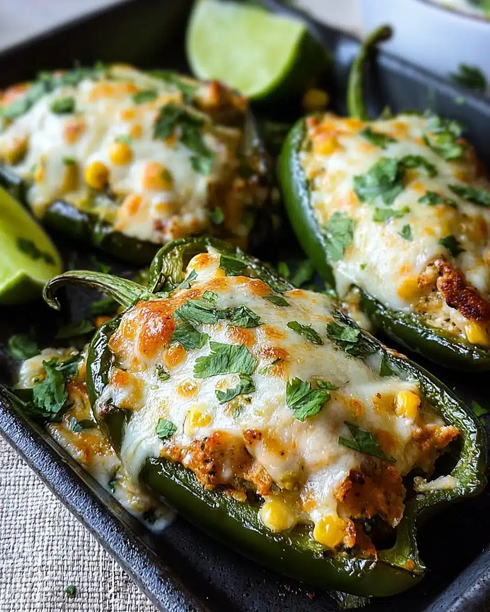 Stuffed Poblano Peppers