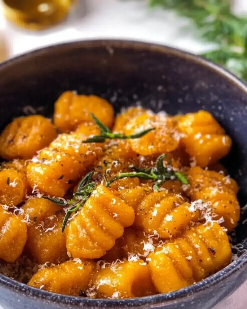 Sweet Potato Gnocchi