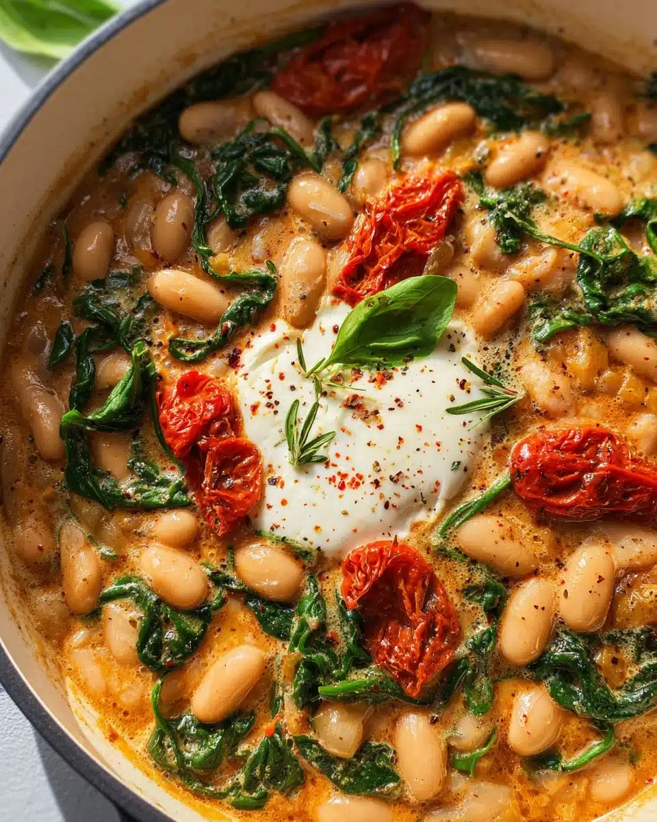 Tuscan White Bean Skillet