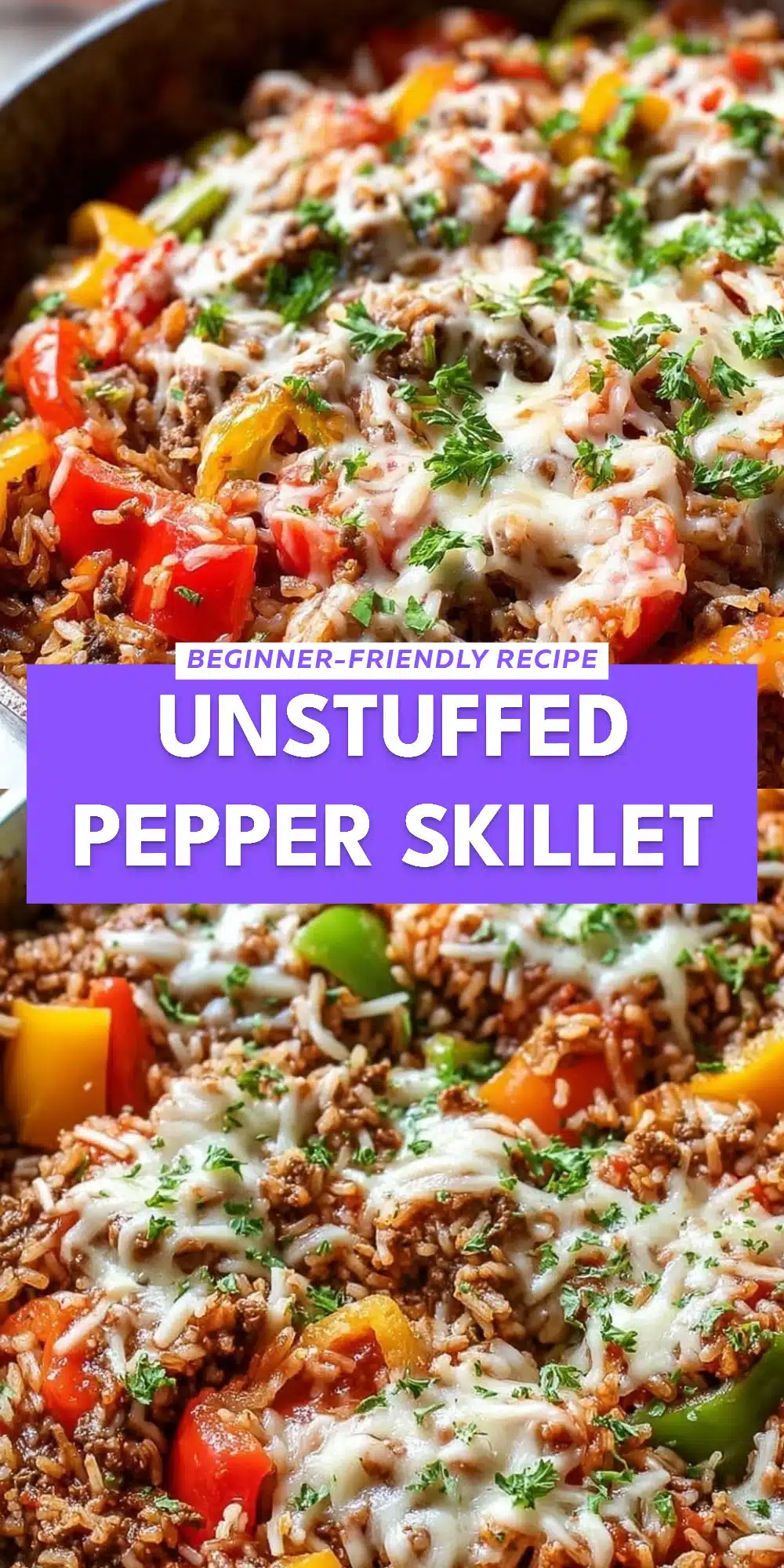 Unstuffed Pepper Skillet