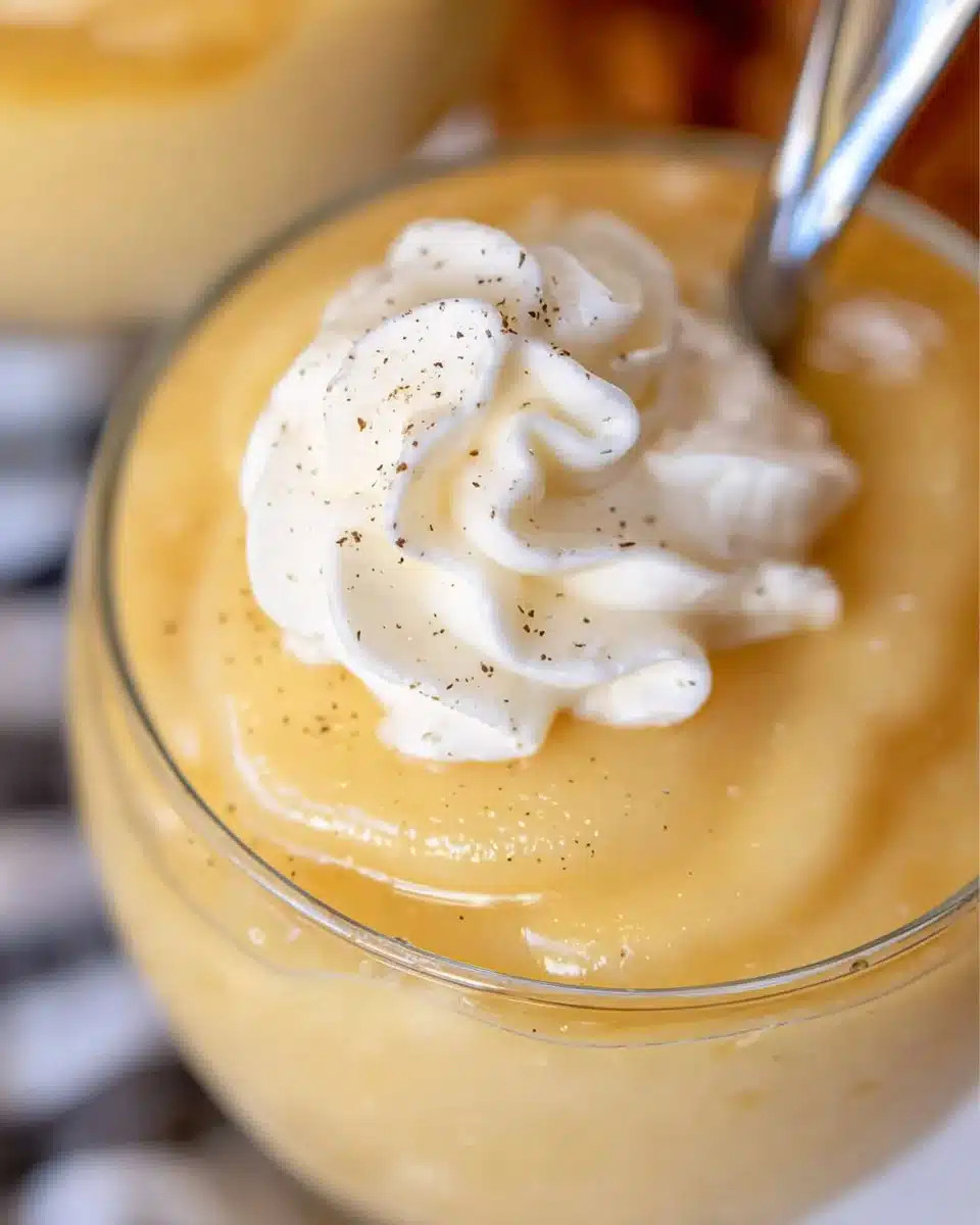 Homemade Vanilla Pudding