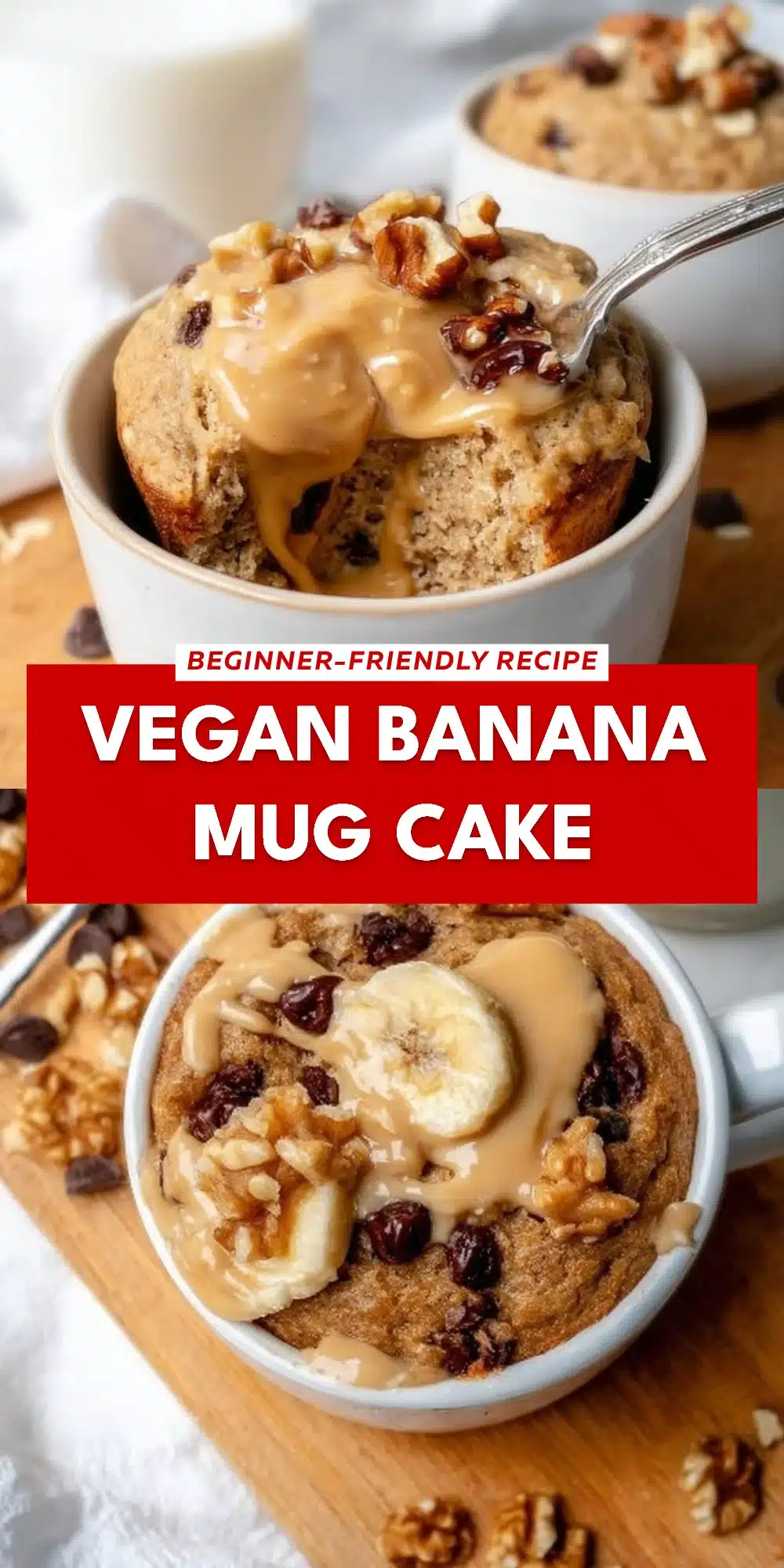Vegan Banana Mug Cake